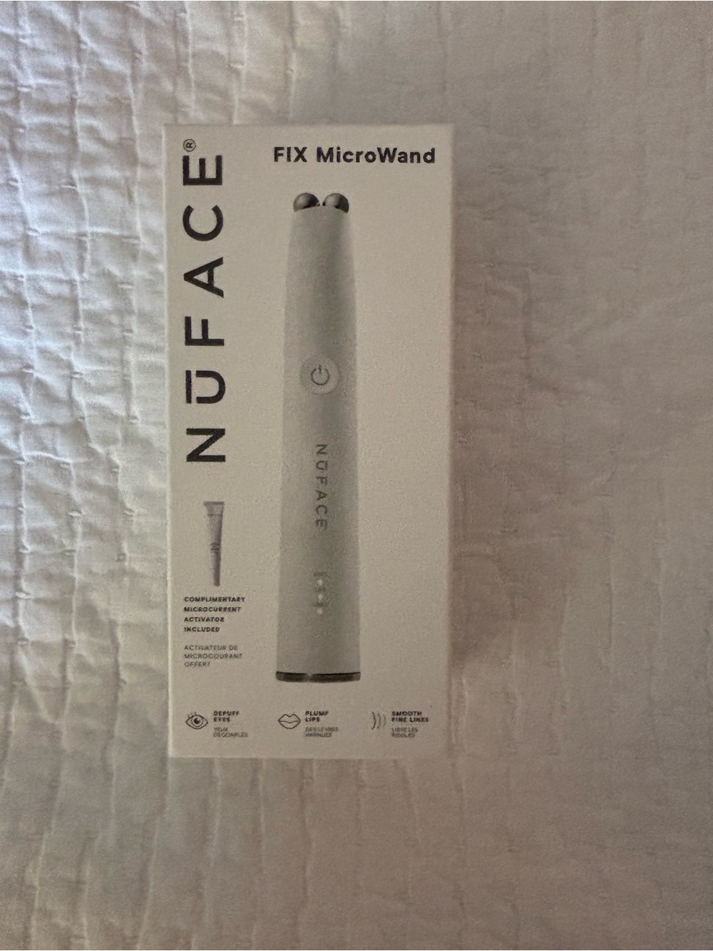 NuFACE FIX MicroWand Precision Eye & Lip Device - White